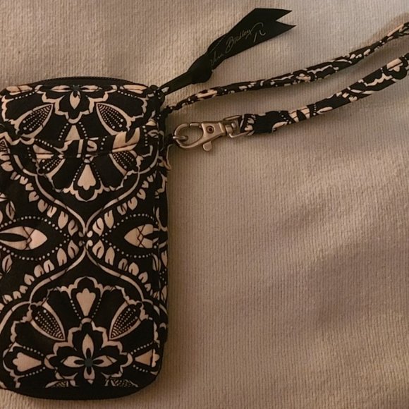 Vera Bradley Retired Barcelona Print Wristlet with Phone Compartment - Picture 2 of 6